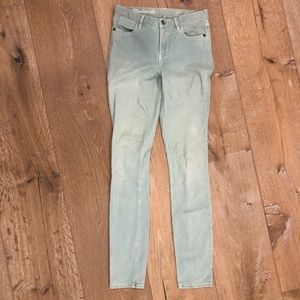 Madewell high waisted light green soft pants